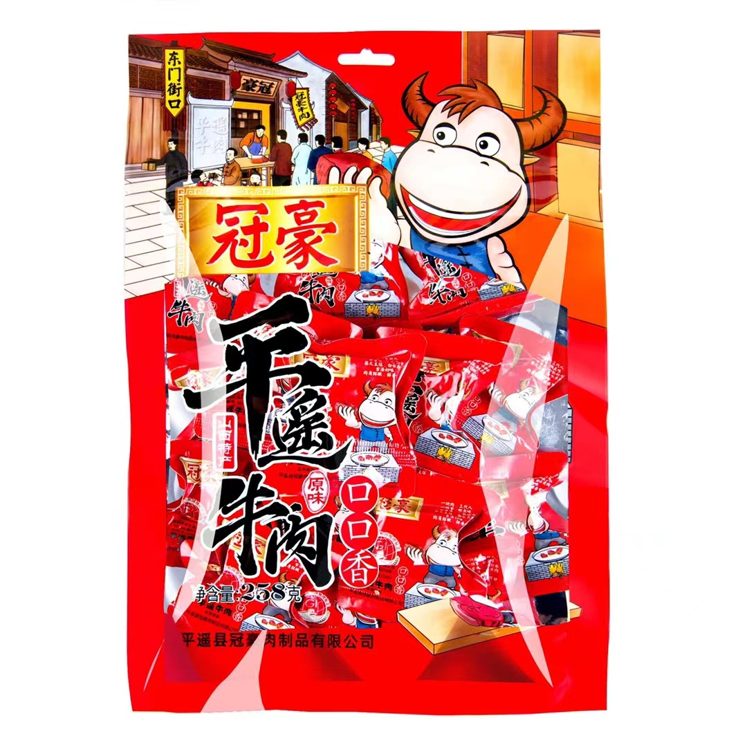 冠豪原味口口香258克*1包山西平遥特产正品熟食卤肉口口香即食零