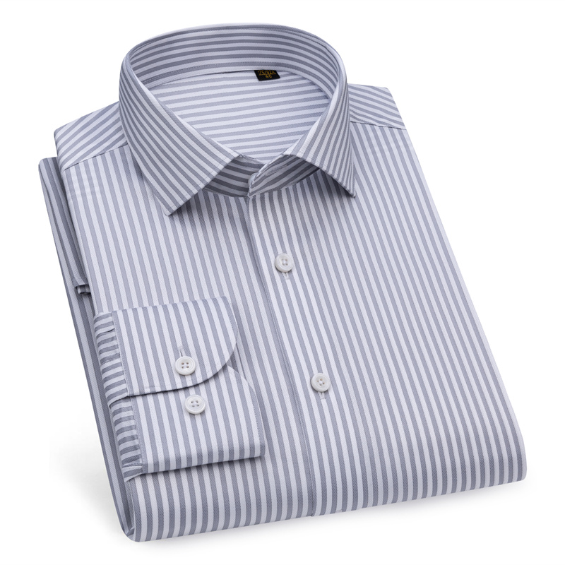200支温莎领纯棉短袖衬衫男DP4.0男装新款商务正装男士条纹衬衣