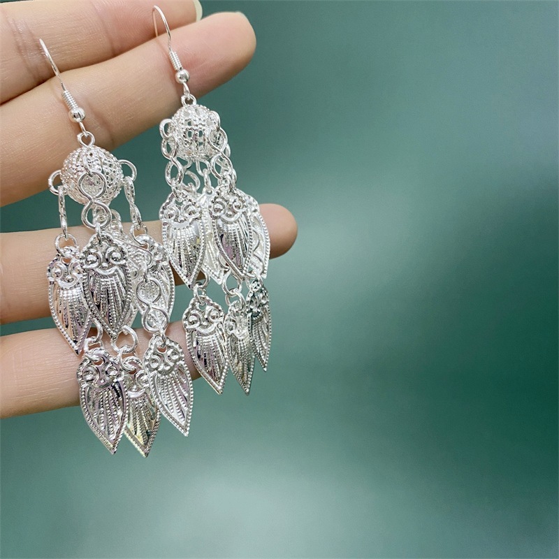 合金耳饰 11民族风个性气质耳环复古风精致耳坠苗族彝族耳饰耳勾