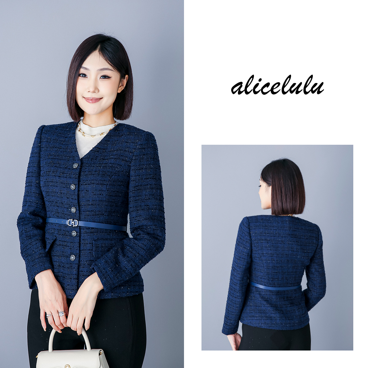 3 ALICE “钻石小香”短外套 华贵闪耀 优雅名媛 S2139610A