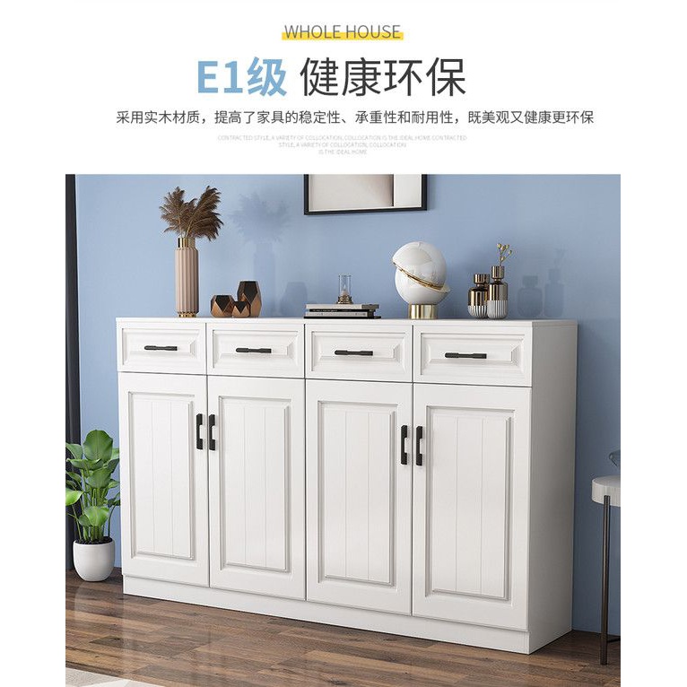 新疆包邮欧式阳台柜储物柜鞋柜大容量抽屉收纳置物柜飘窗柜餐边柜