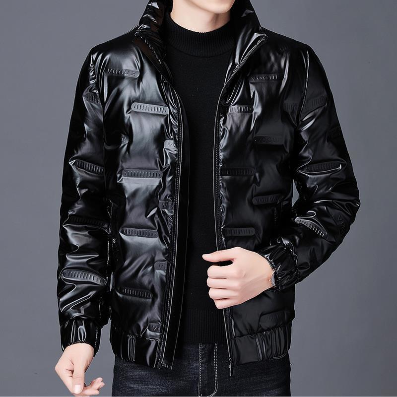 波司豋男士羽绒服服冬季2021年潮流短款加厚亮面帅气保暖厚男装外