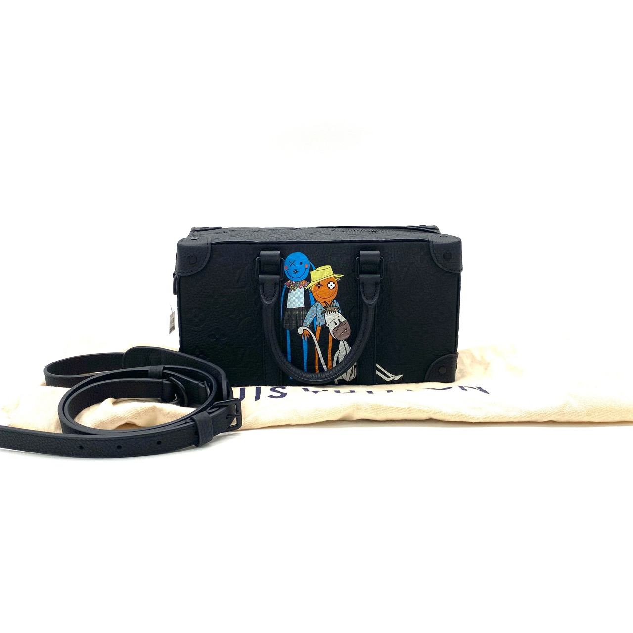 99新 LouisVuitton/路易威登 SpeedyTrunk稻草人盒子包 尺寸27/15