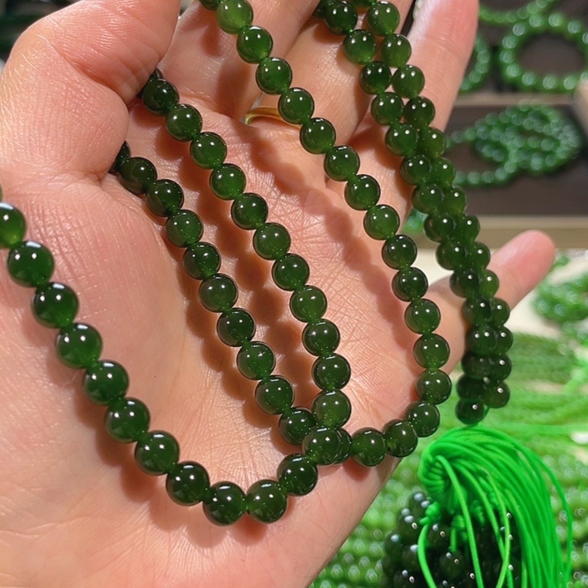 【闪购商品】和田玉（碧玉）颈饰未镶嵌卡6
