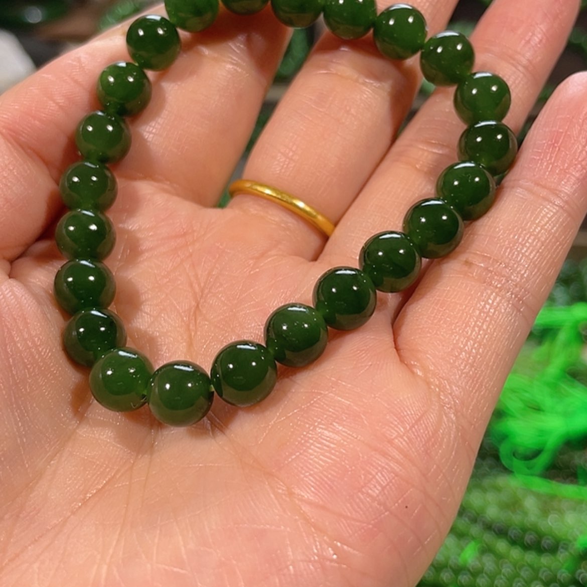 【闪购商品】和田玉（碧玉）颈饰未镶嵌卡8