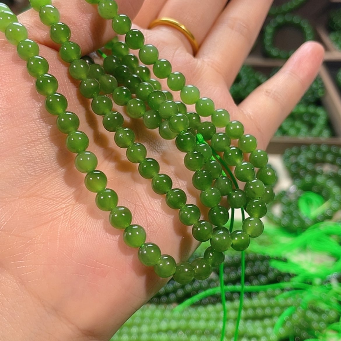 【闪购商品】和田玉（碧玉）颈饰未镶嵌卡6