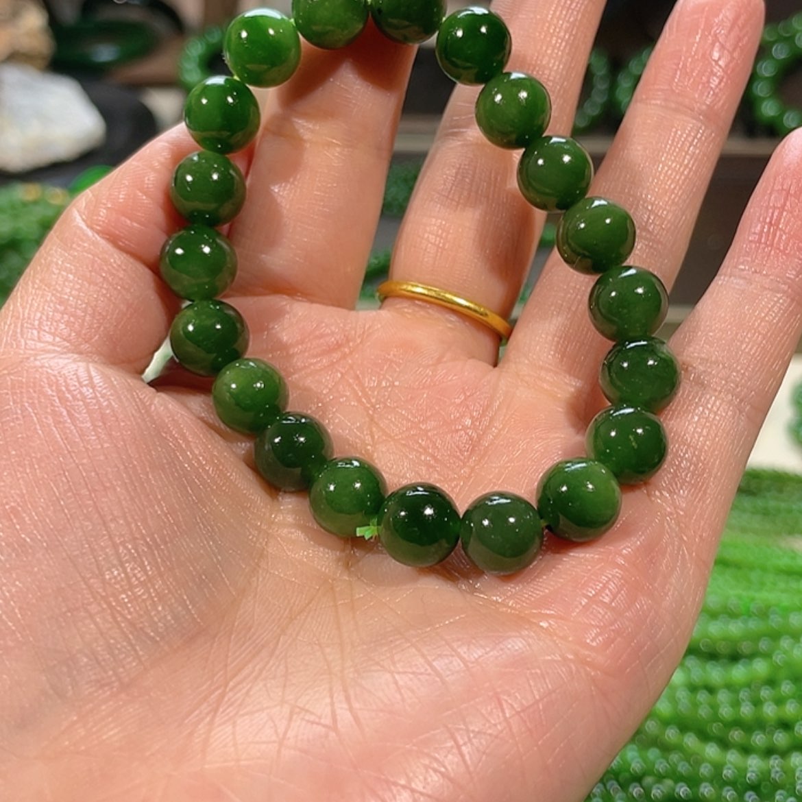 【闪购商品】和田玉（碧玉）颈饰未镶嵌卡10