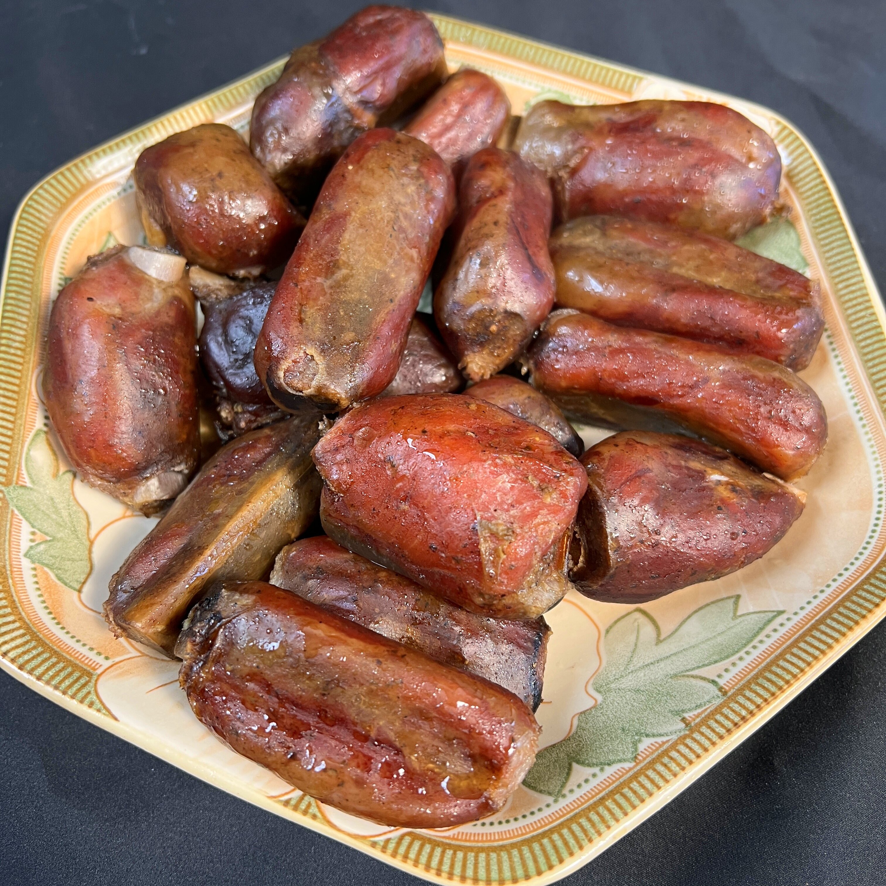 万大娘正宗四川农家特产烟熏排骨香肠节节香五香麻辣手工灌制美味