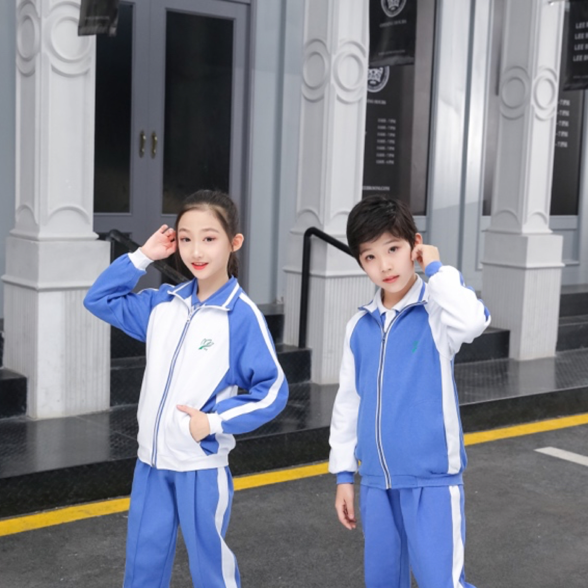 特版小学外套校服深圳统一班服秋季秋冬保暖学校运动服学院风