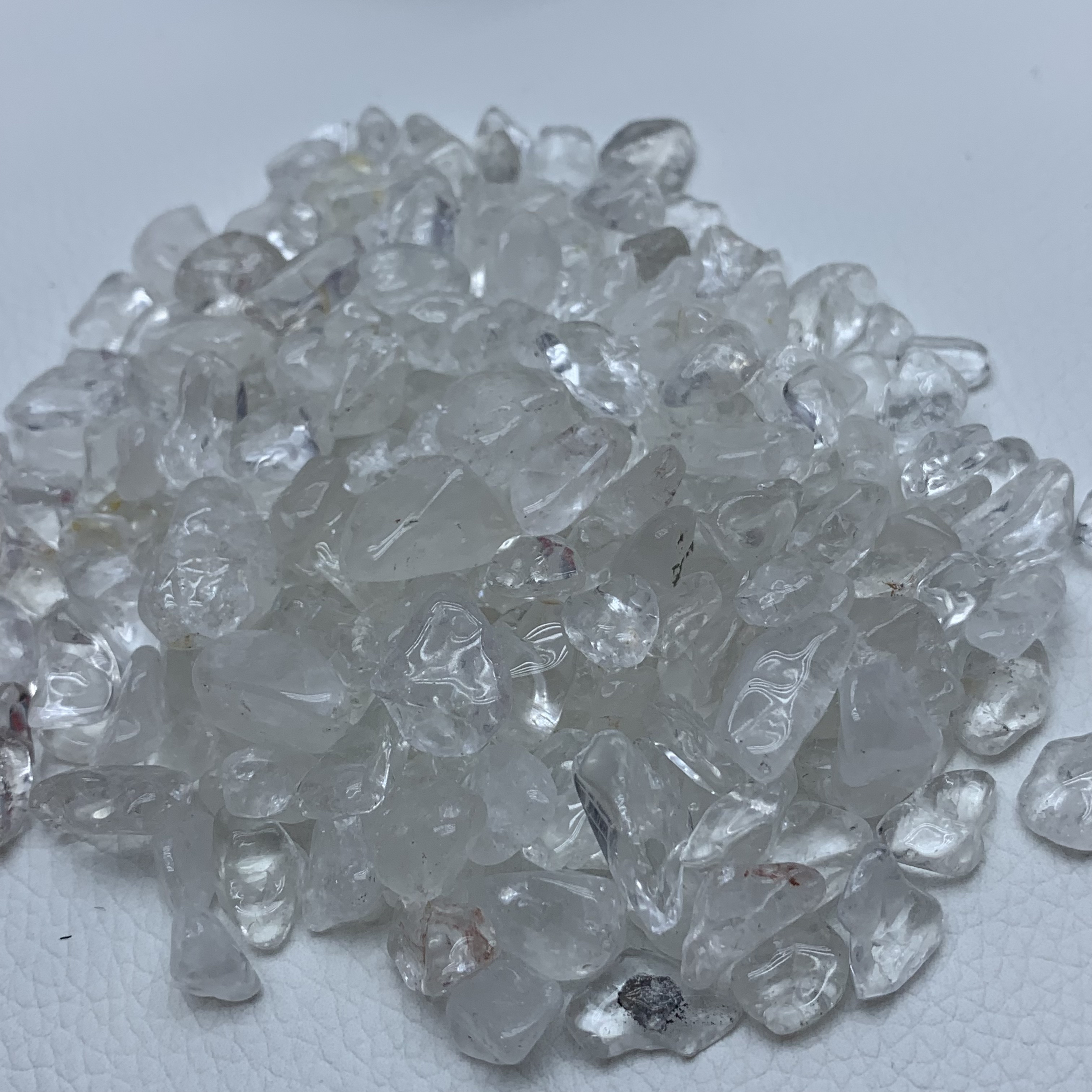 天然白水晶碎石100g