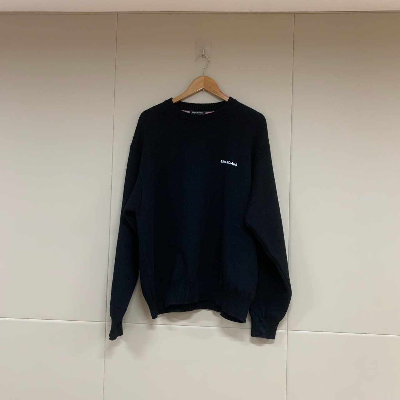 Balenciaga黑色可乐针织毛衣/m码/99新/14882