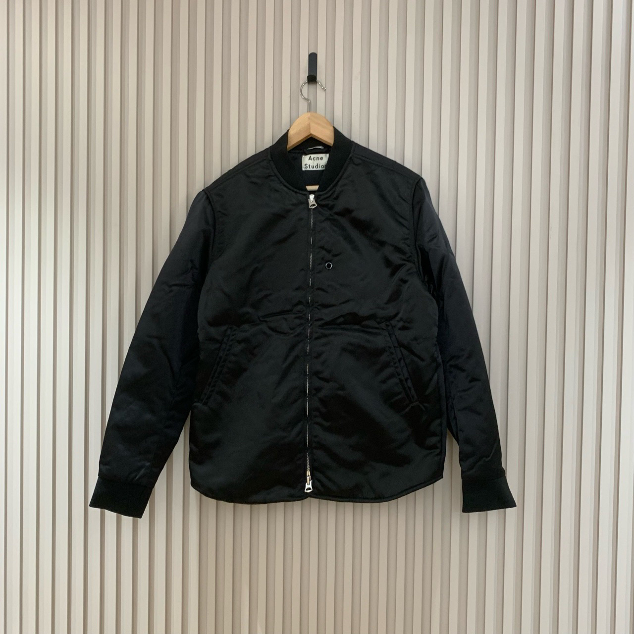 Acne Studios黑色棉服外套/46码/99新/13771