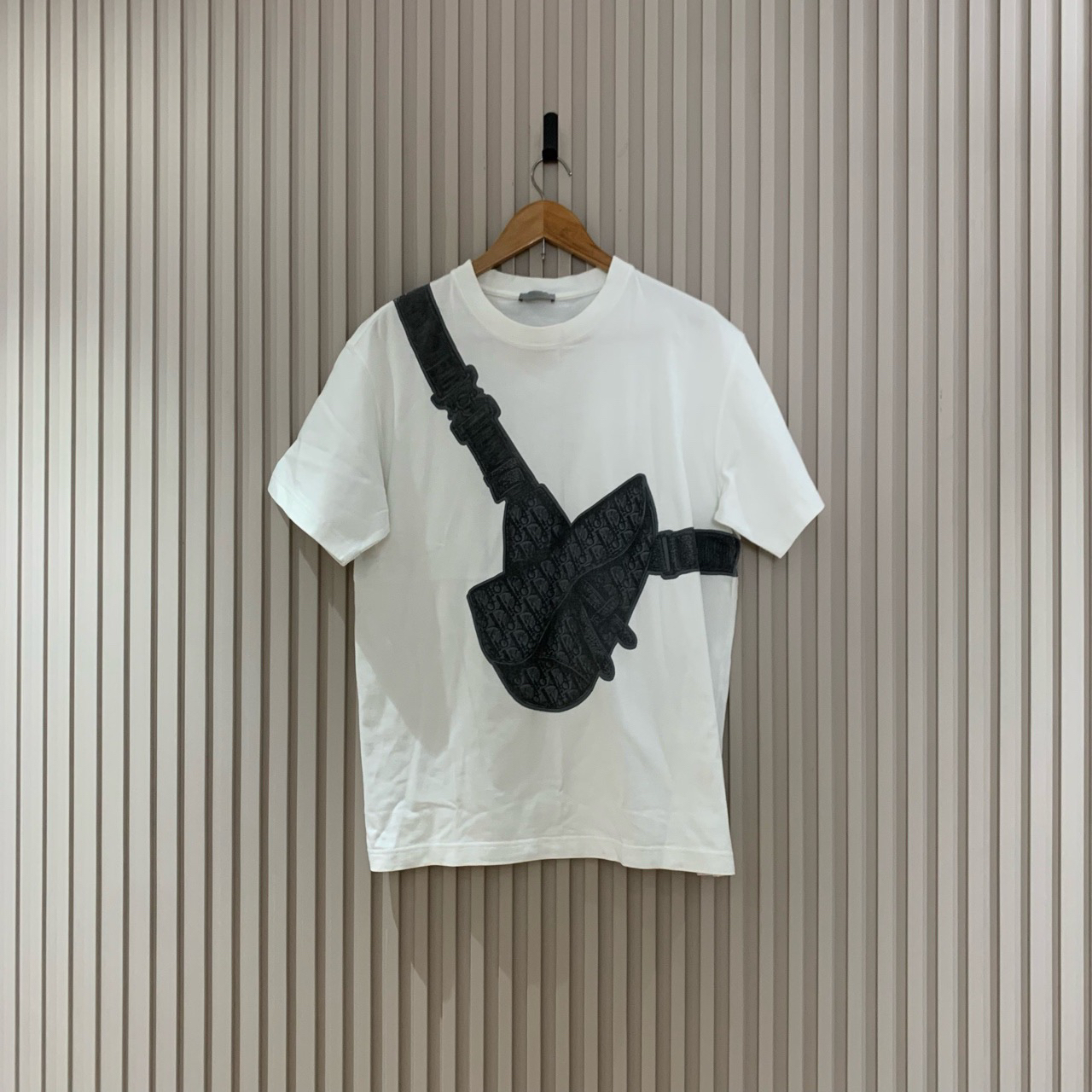 Dior白色马鞍包印花短袖/L码/99新/13503