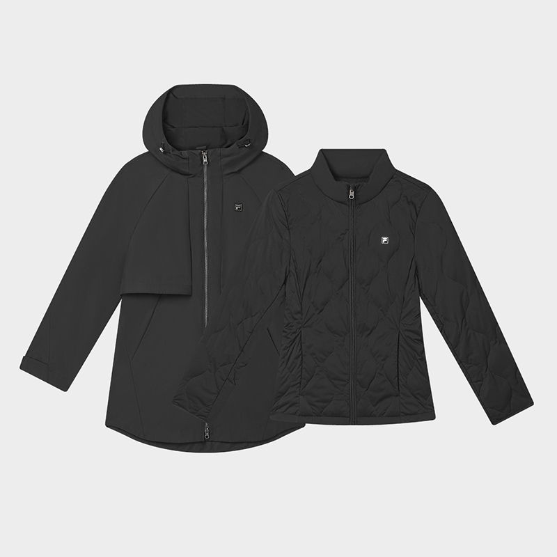 Fila/斐乐冬季新款女子【羽绒服两件套】舒适保暖外套F11W443701F