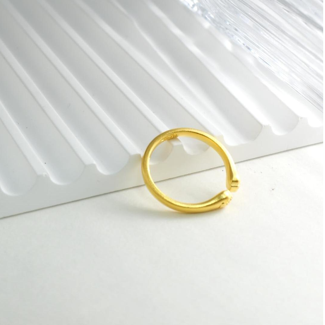 足银戒指 猫爪戒指