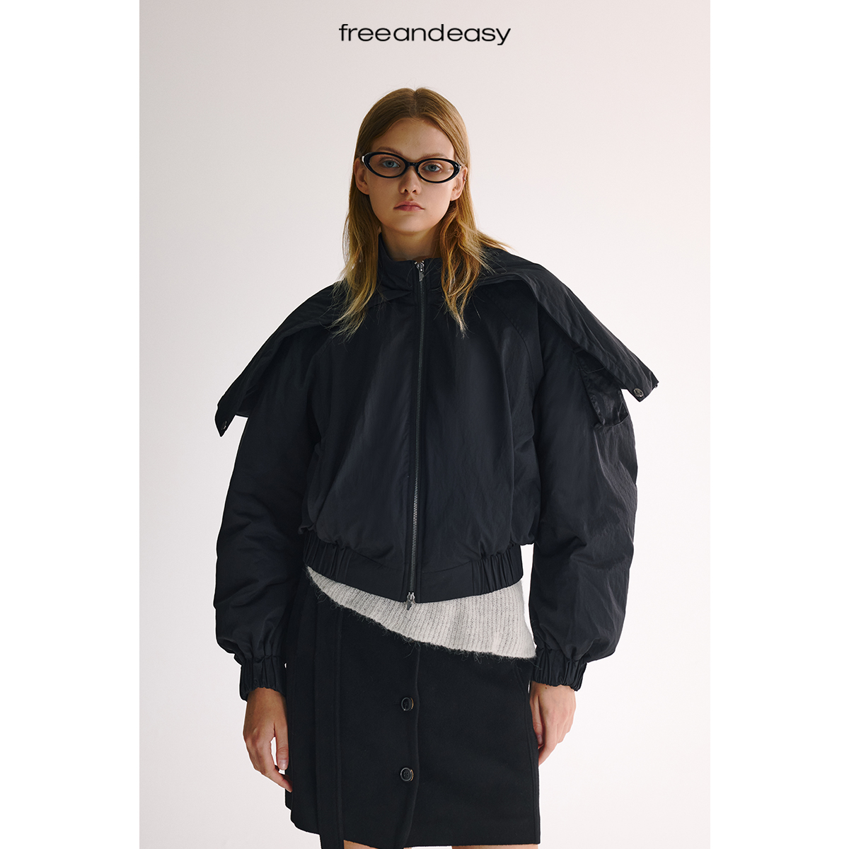 ZLHK【FAE】展领连帽夹克 B413008