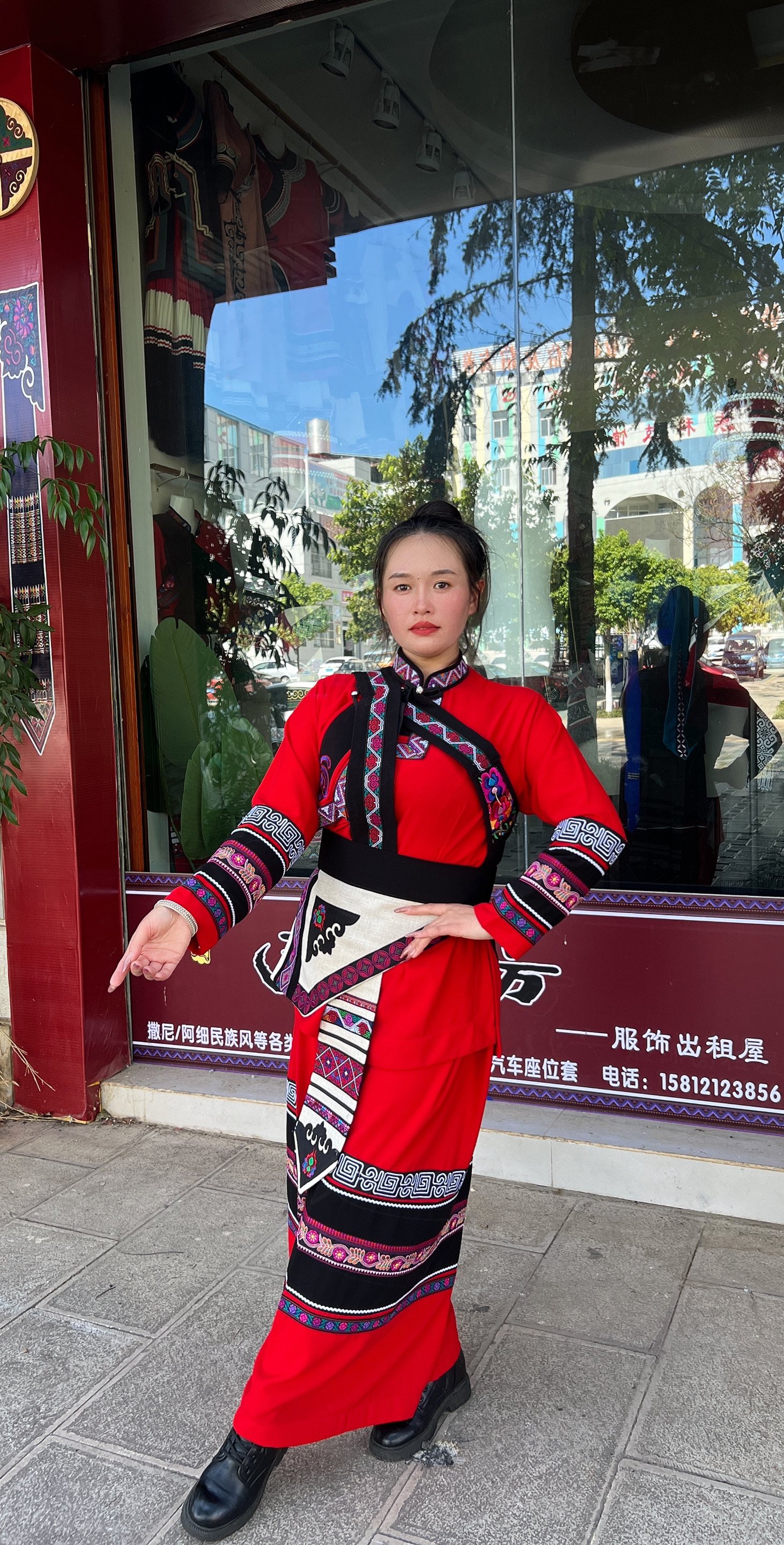 少数民族新款服饰套装 舞台装套装