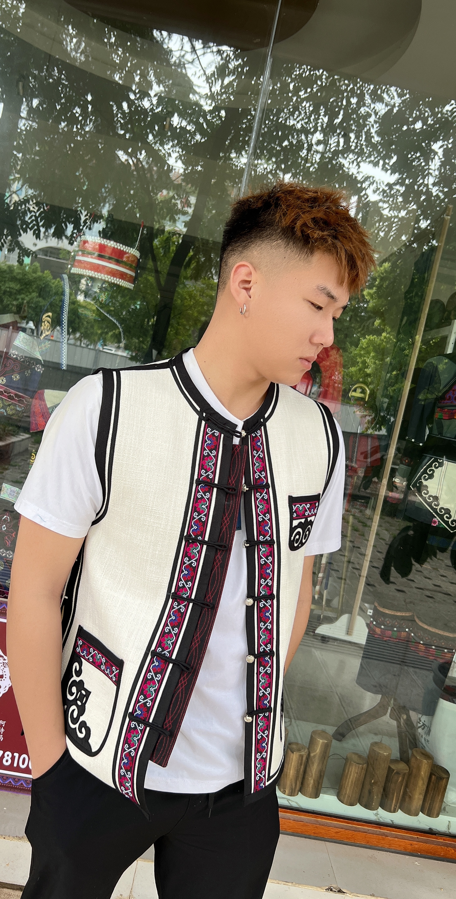 男士马甲外套民族风新款服饰