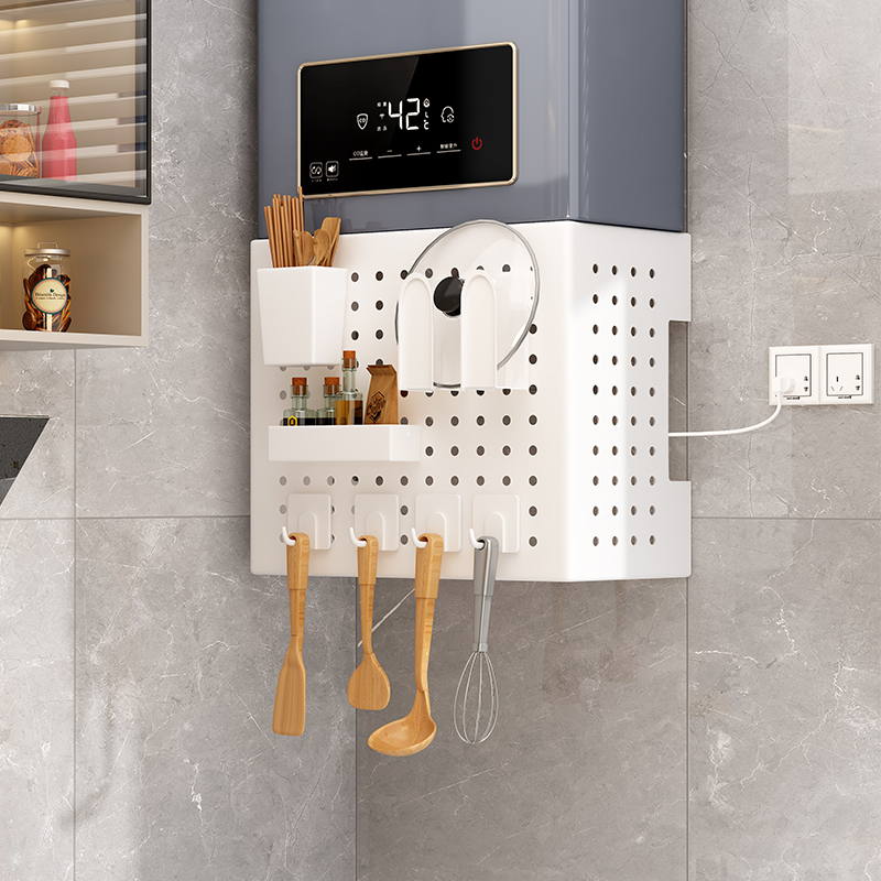 （小扬哥爆款）热水器遮壁挂炉遮挡罩洞洞板遮挡燃气管厨房壁挂遮