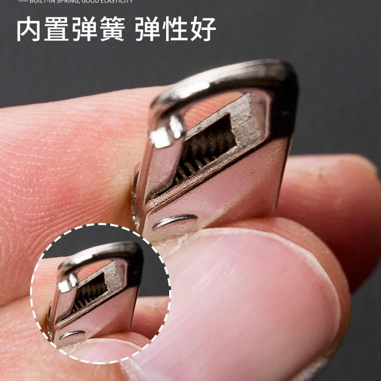 【5个2.3元】家用拉链头创意钥匙扣修复替换可拆卸宝宝书包被套拉链