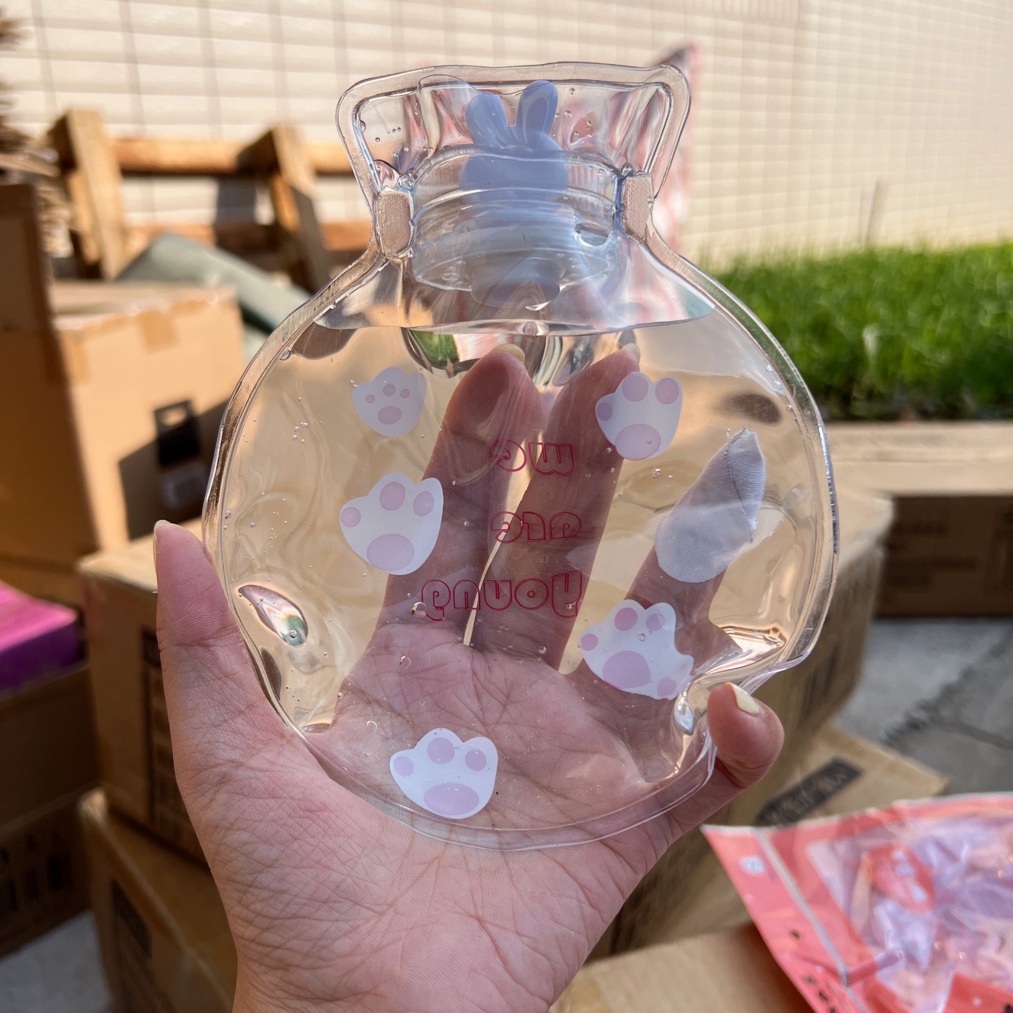 粉丝福利暖手热水袋