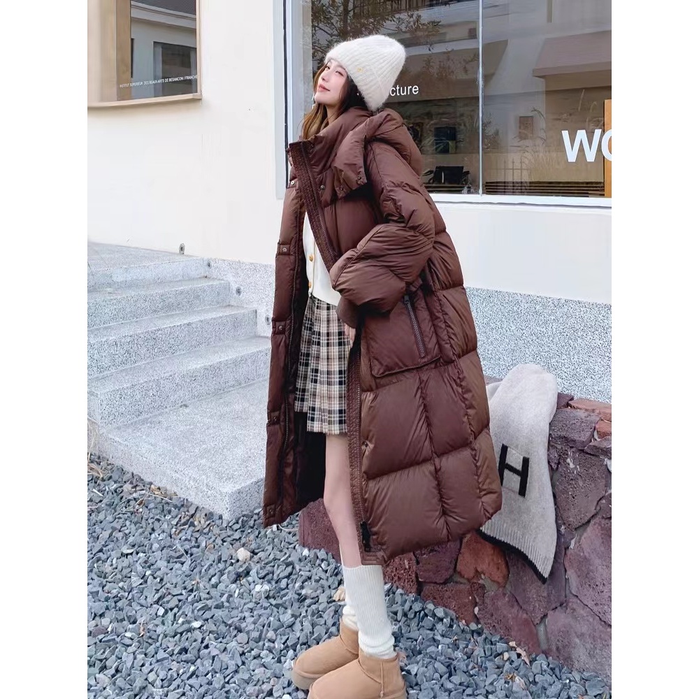 大口袋款连帽时尚百搭蓬松加厚羽绒服811