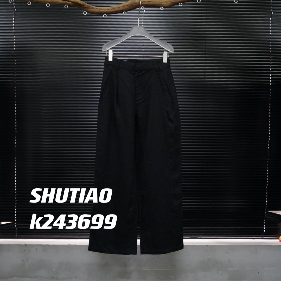 【SHUTIAO】2024夏季：新款小众设计款上衣k243699