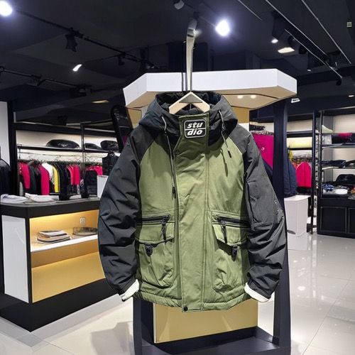 连帽羽绒服男冬季新款休闲白鸭绒外衣青年帅气户外保暖羽绒外套男