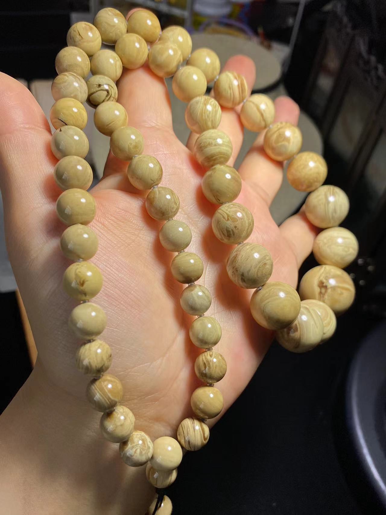 白根圆珠塔链（52克）