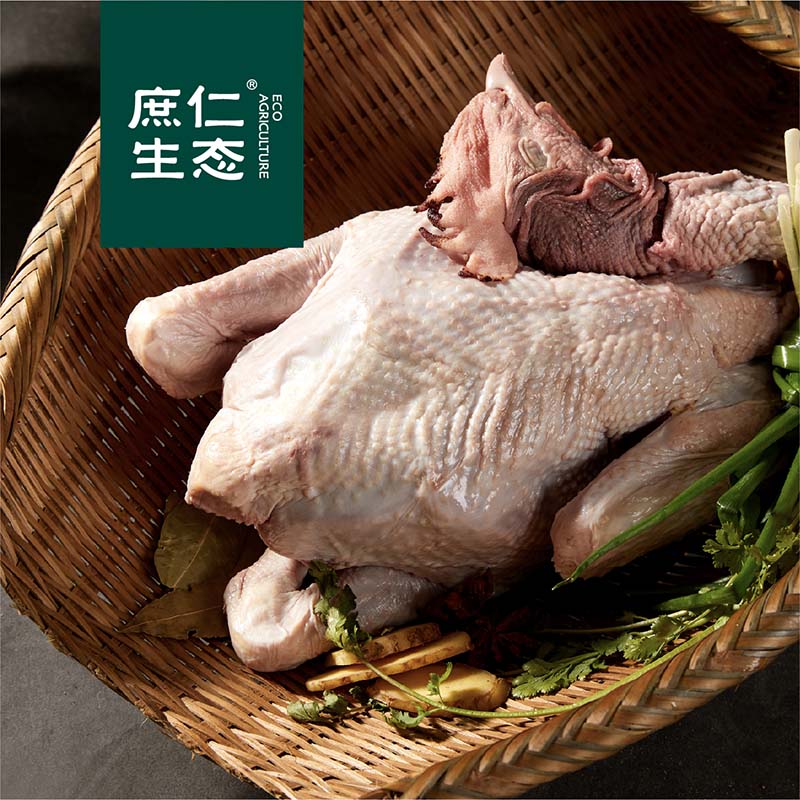 庶仁林下散养公鸡净重4.2斤及以 上肉质健康现杀真空包装速冻发货