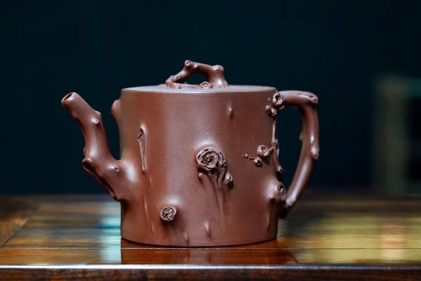 潘旭峰紫砂壶 全手工《梅》容量370cc左右