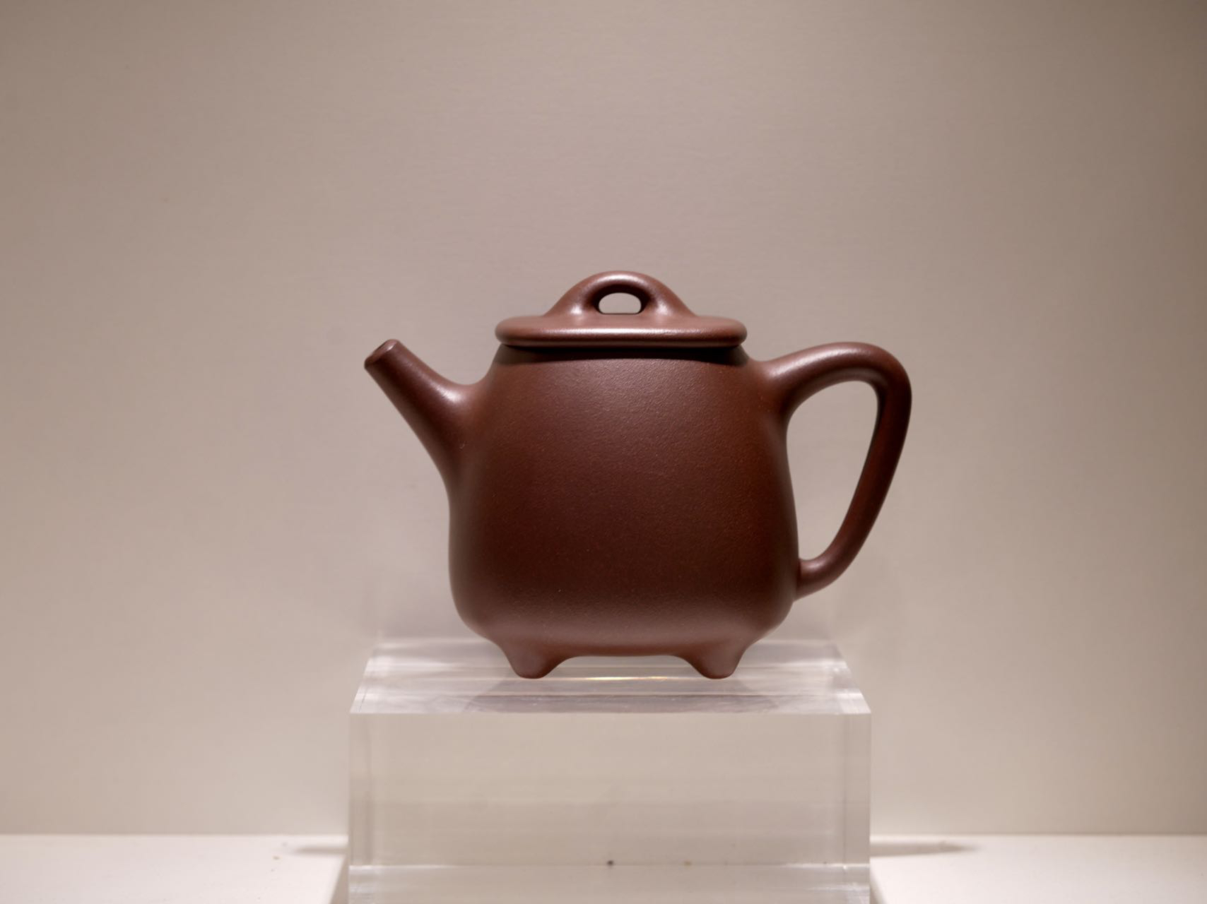 邵国亮《混方高石瓢》紫砂壶 底槽清 容量330cc