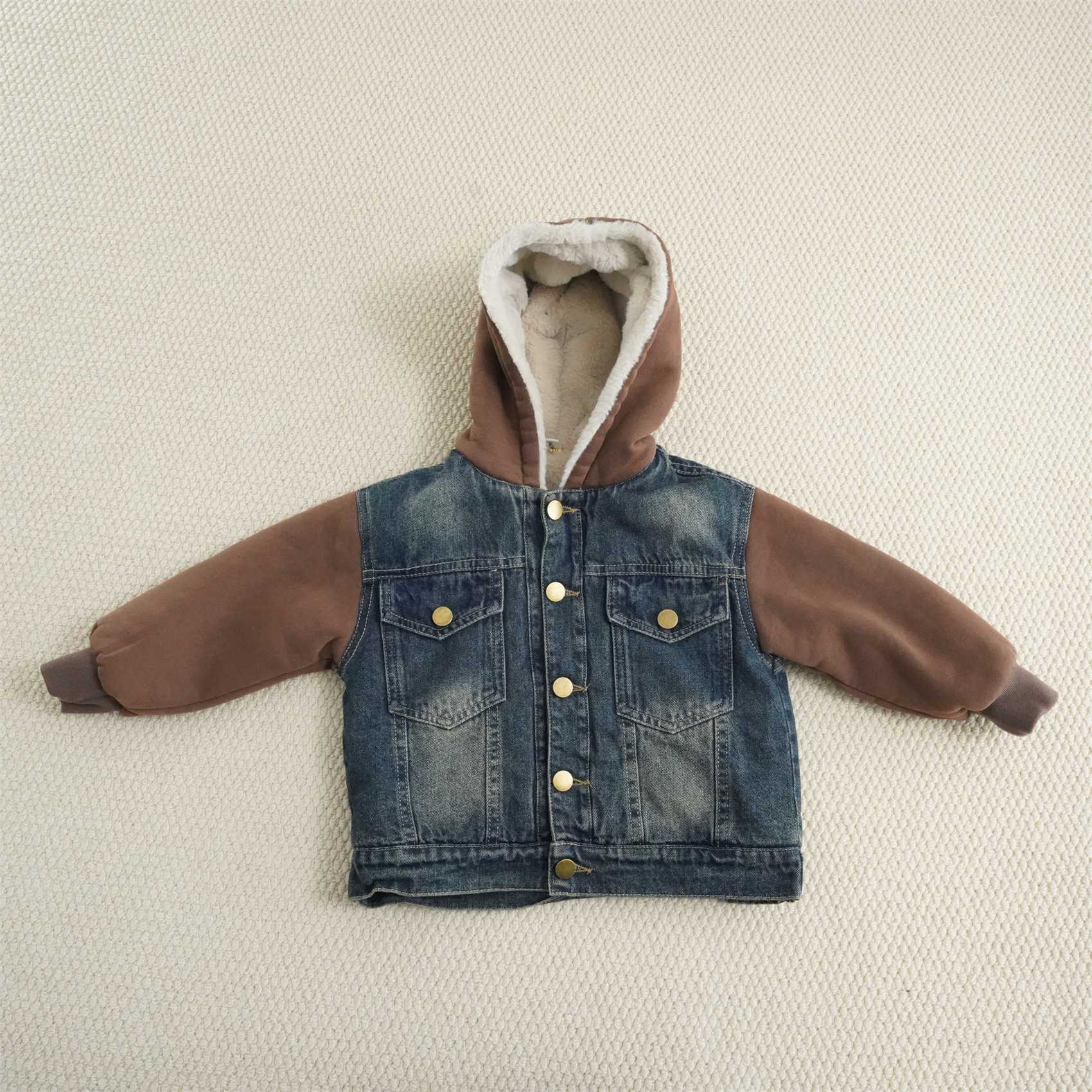 【1022-1061】2023年冬季新款男童外套儿童穿韩版休闲加绒加厚外套