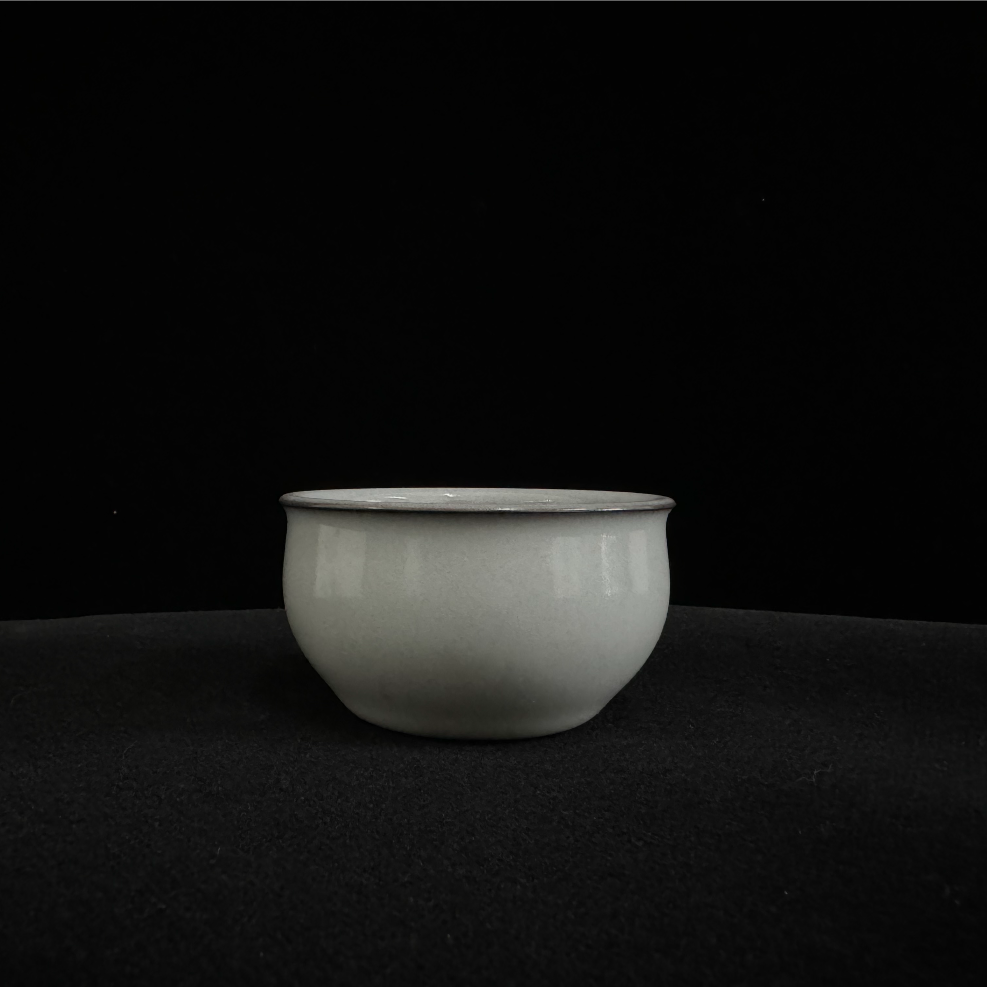 瓷源阁 龙泉窑青瓷 猪油冻 风水缸 高档 茶器道具 茶杯
