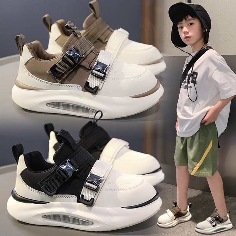 乔丹男童鞋2023秋季新款儿童软底运动鞋中大童男孩软底跑步老爹鞋