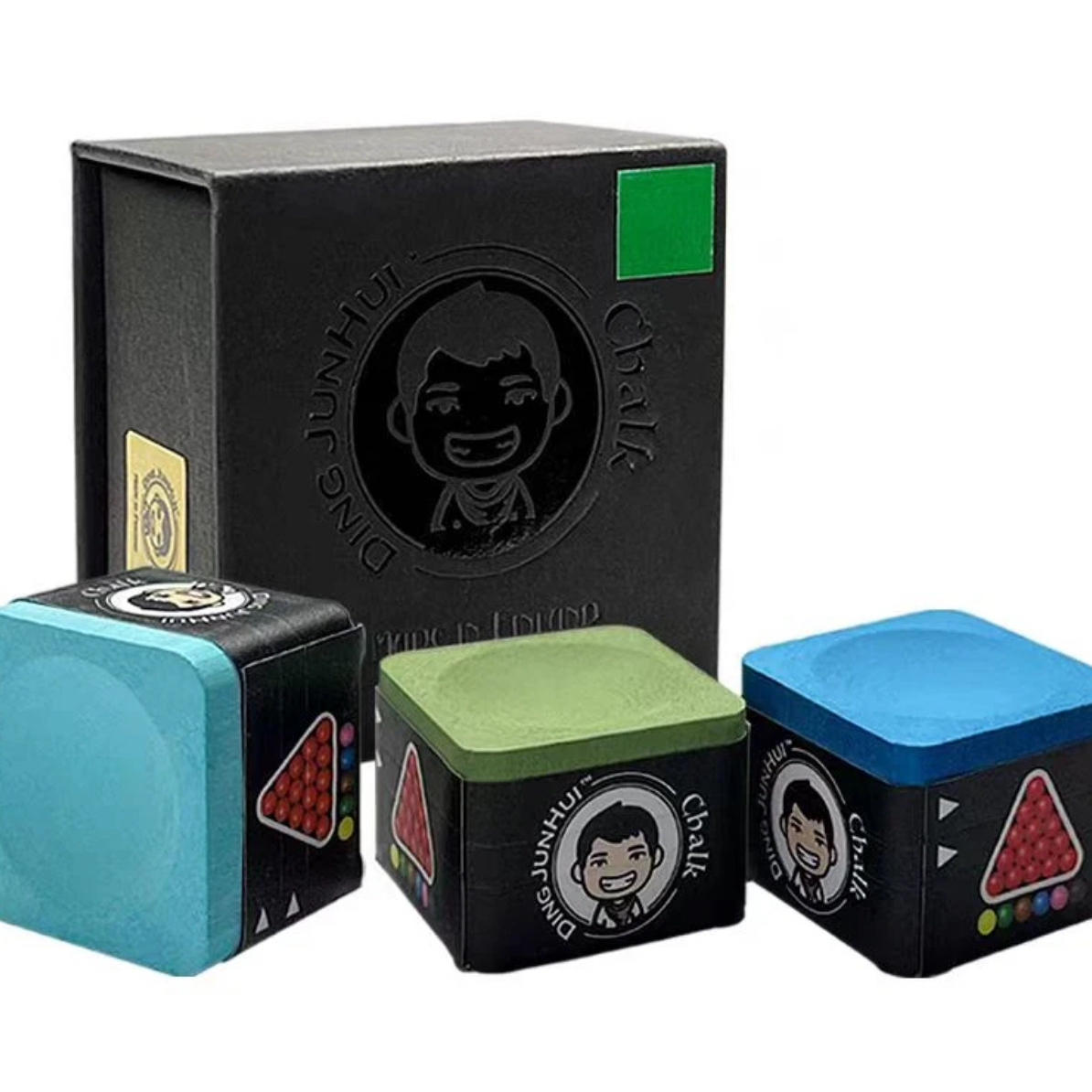 丁俊晖巧克粉职业斯诺克中八8巧粉桌球杆枪粉擦头粉台球用品配件