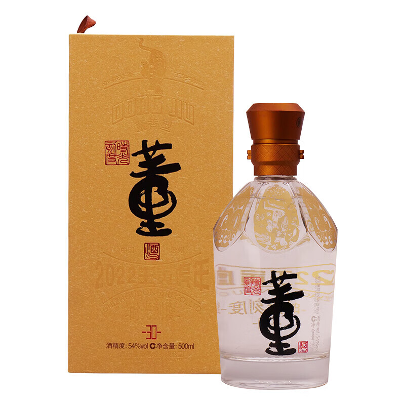 董酒时光刻度虎 董香型白酒54度500ml
