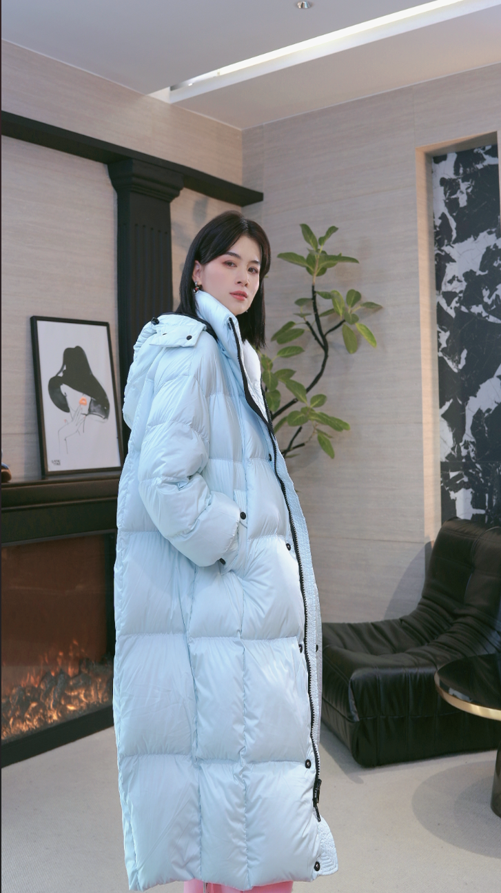 冬季休闲加厚长款时尚韩版外套9909