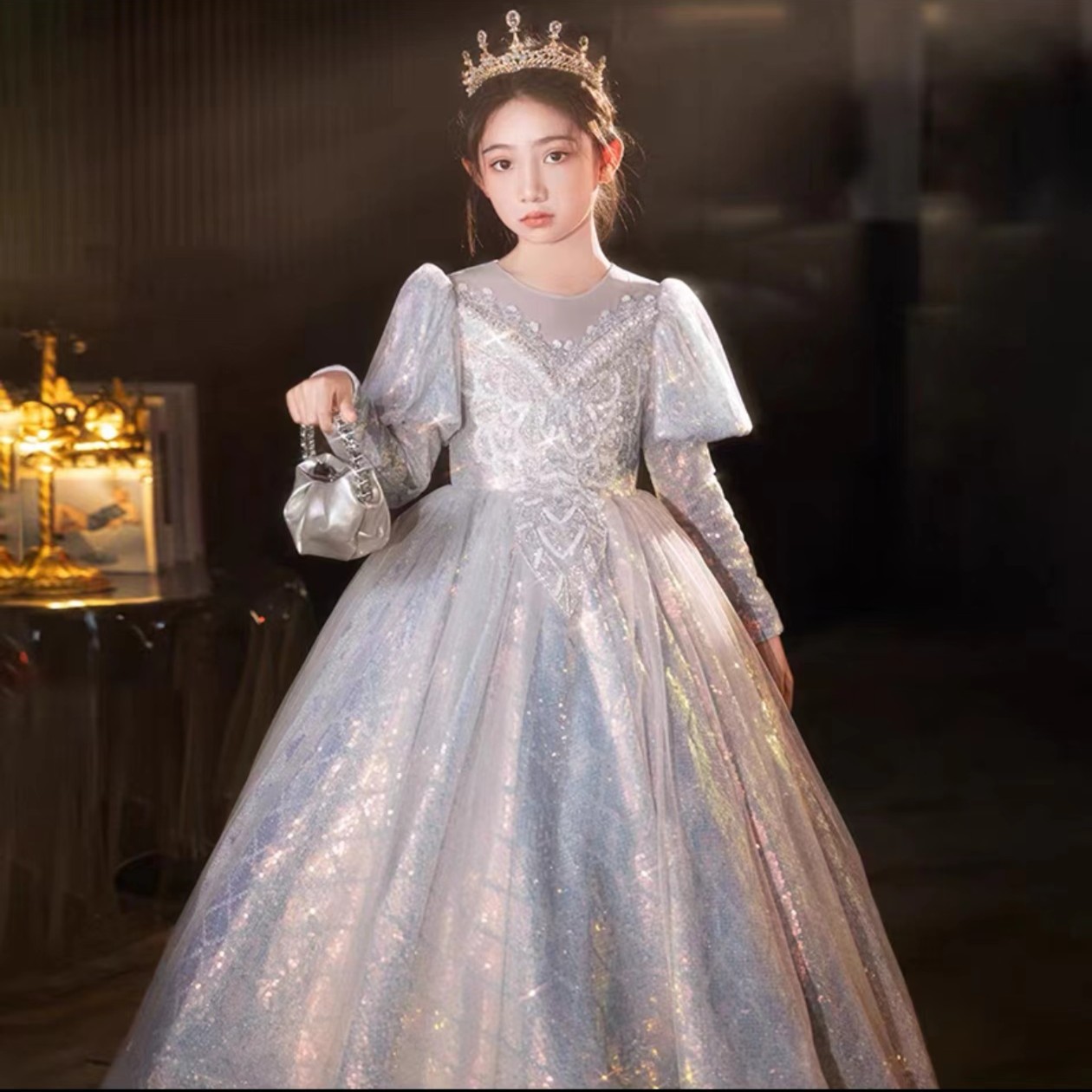 【半糖雪儿】儿童礼服裙蓬蓬纱宴会花童小女孩走秀生日气质