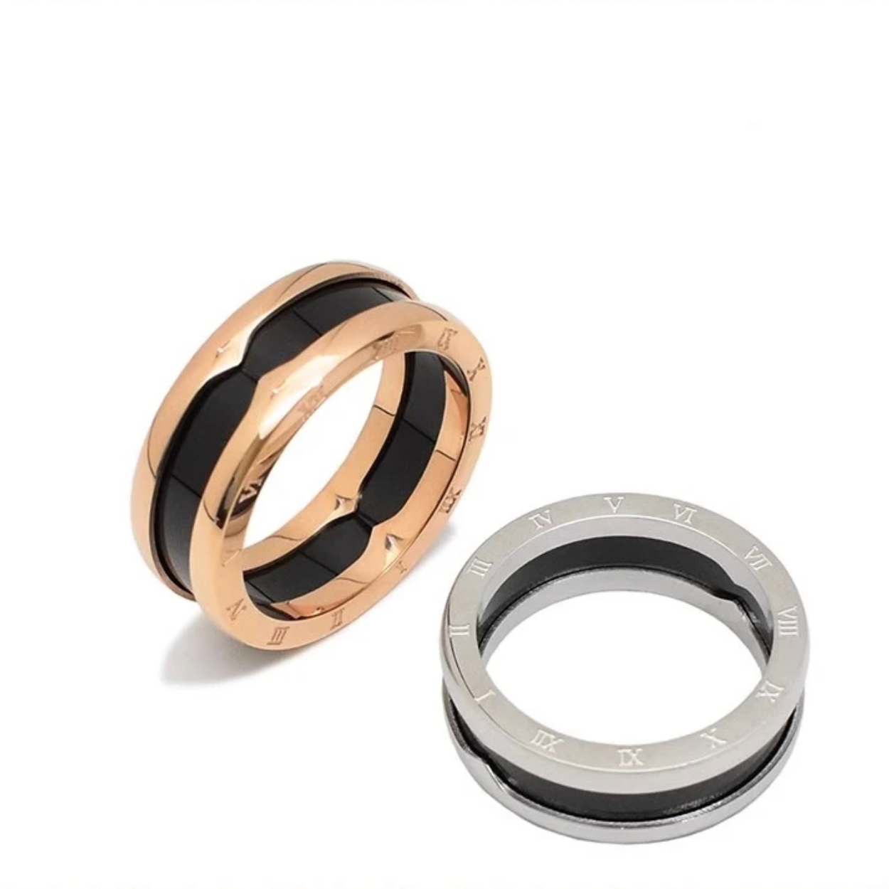 925银戒指 弹簧窄版宽版