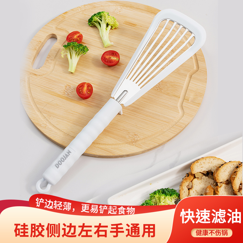 Doojan/度坚煎炒铲烙饼煎蛋翻面欧标硅胶不粘锅耐高温蝴蝶铲加长