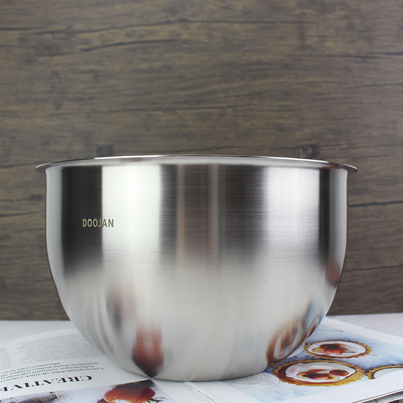 Doojan/度坚1810不锈钢料理盆打蛋酱料盆搅拌盆家用大号洗菜加厚