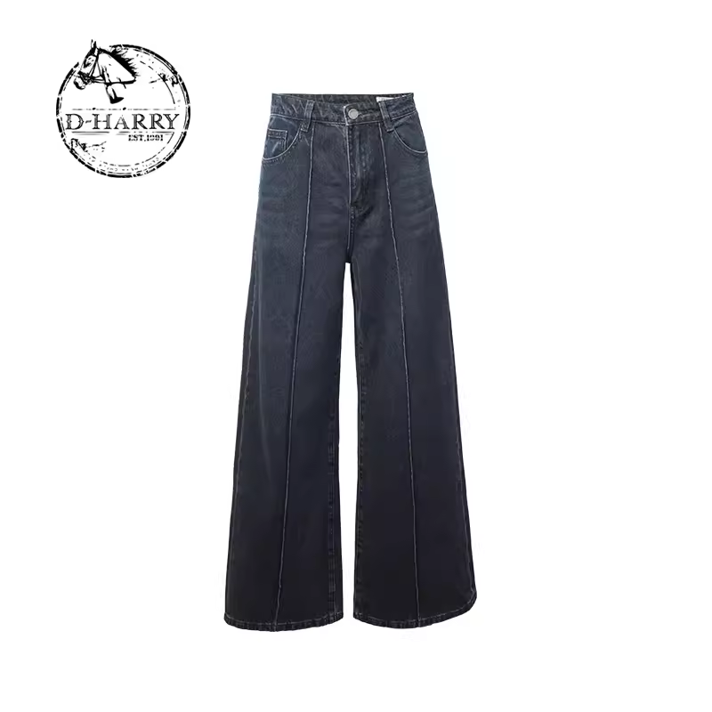 D-HARRY/迪哈利2023秋季新款复古通勤百搭水洗牛仔裤DH233H96565D