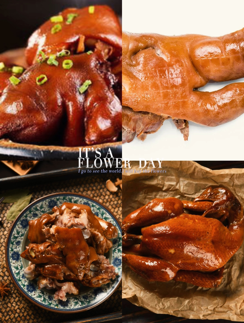 1只三黄鸡1个松花鸡腿3卷鸡汤干豆腐300克鸡翅尖