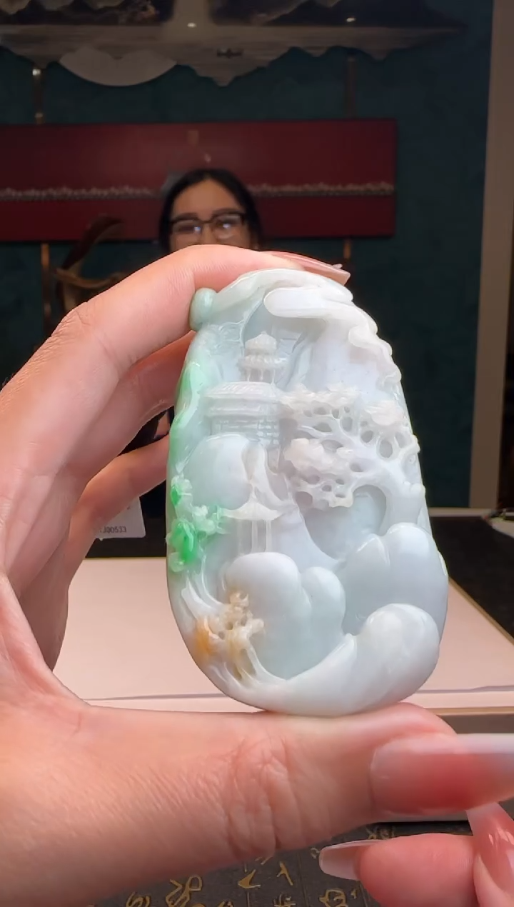 【闪购商品】翡翠挂件未镶嵌XX@@BD0102H029