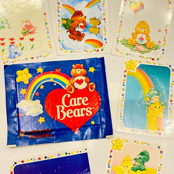 Carebears爱心熊1985年帕尼尼贴纸