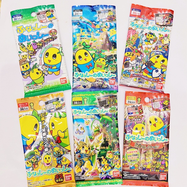 吉祥物船梨精FUNASSYI收藏卡（1包3枚）