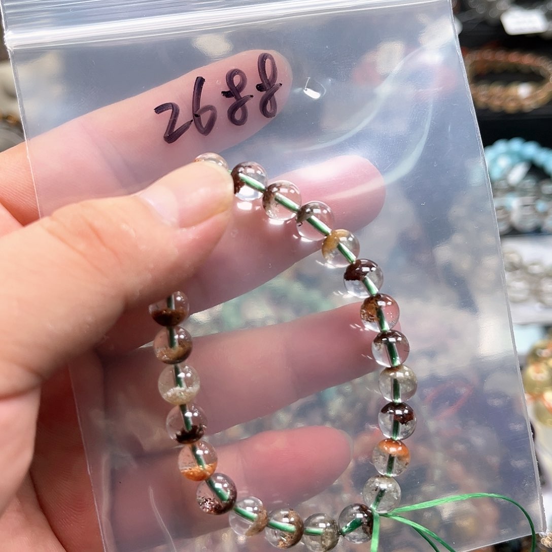 水晶手串未镶嵌天然水晶未水晶