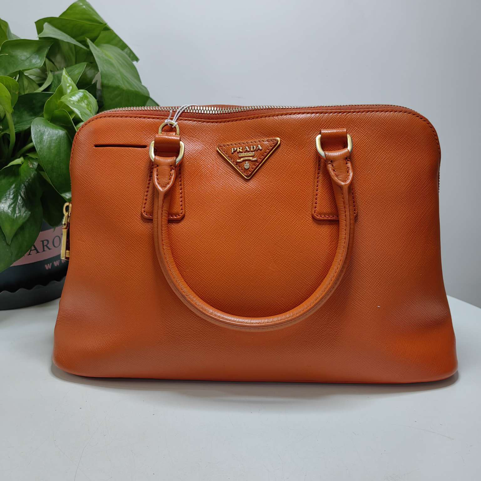 95新 Prada/普拉达 Prada 贝壳包  32x30x13【中古精选】 7810386