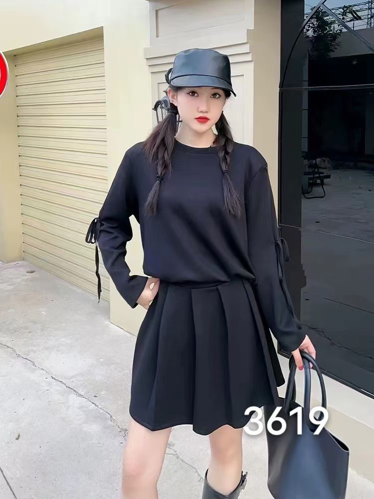 布桐家 秋季新款两件套裙